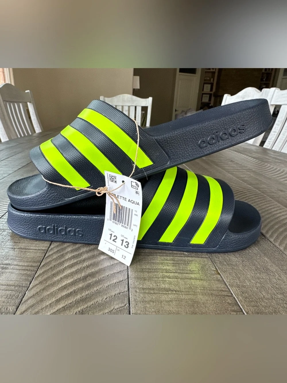 adidas Aqua Slide Pool Slide Sandals Men’s Size 12
